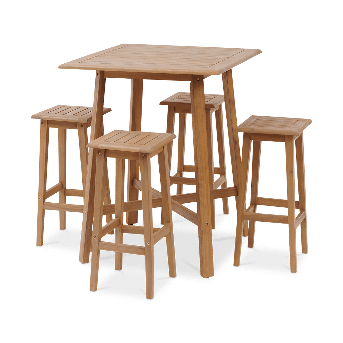 Bartafel PRIMITIVO 80x80 Acacia  Bartafel PRIMITIVO 80x80 Acacia