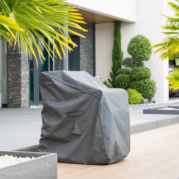 Cover voor Stapelbare Tuinstoelen TRIORA Grijs  Cover voor Stapelbare Tuinstoelen TRIORA Grijs