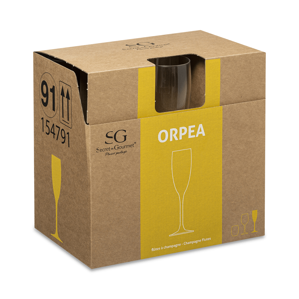 S/6 Champagneglazen ORPEA 16cl