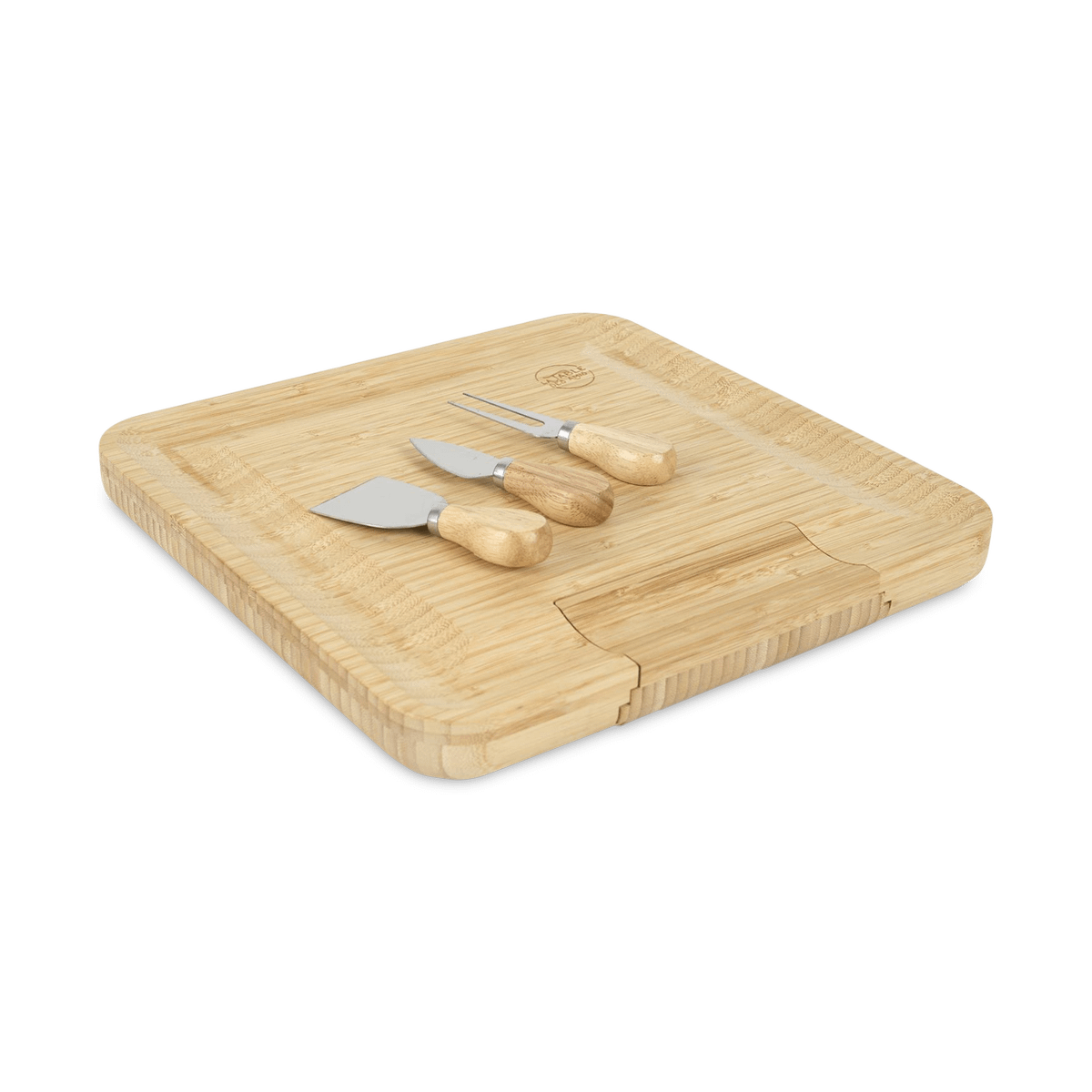 Aperoplank QUESO met Bestek 3Del. Bamboe