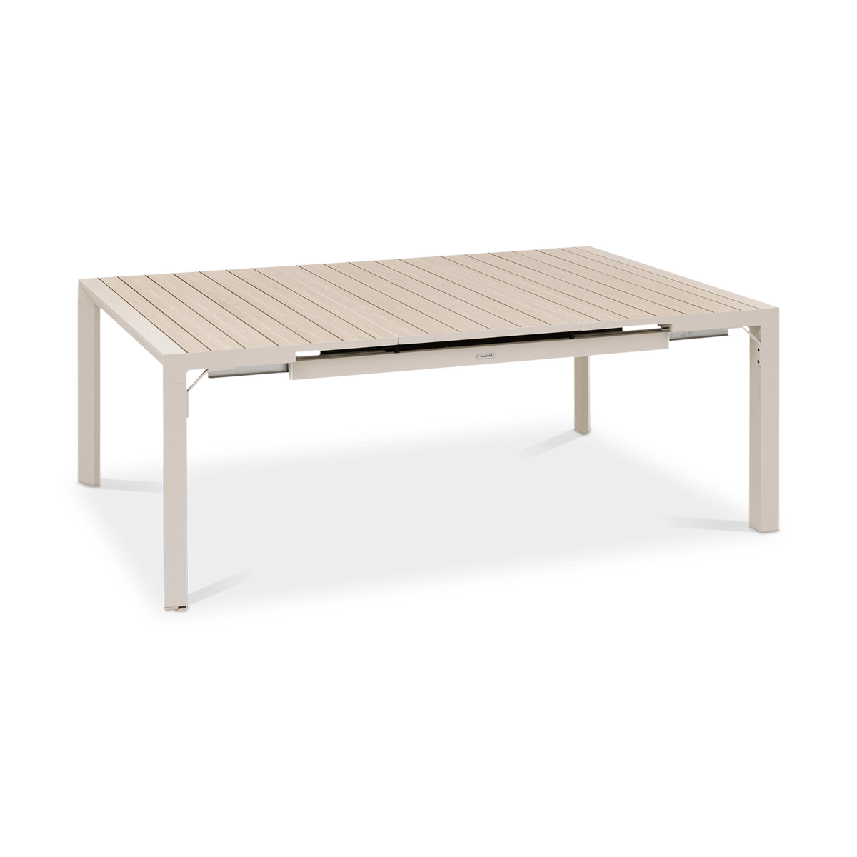 Tuintafel Verlengbaar FURORE Beige 142/202x142