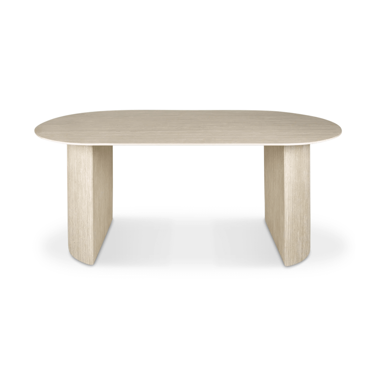 Eettafel FLINT 180x90 Keramiek Travertijnlook