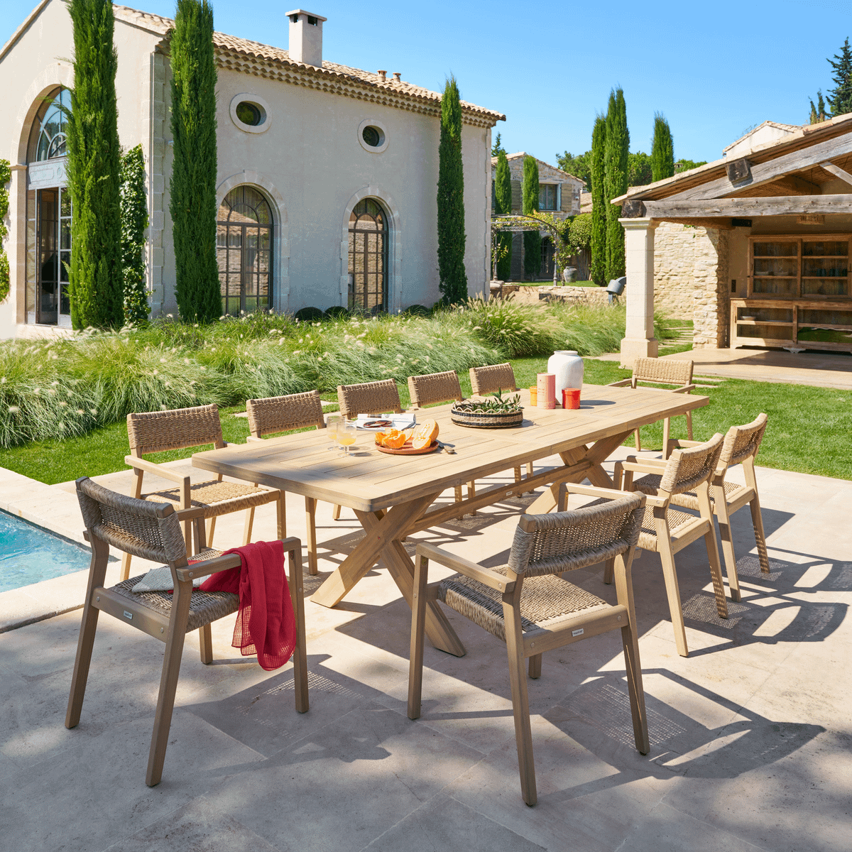 Tuintafel Verlengbaar CAMPANIA 232/308x100 Acacia 