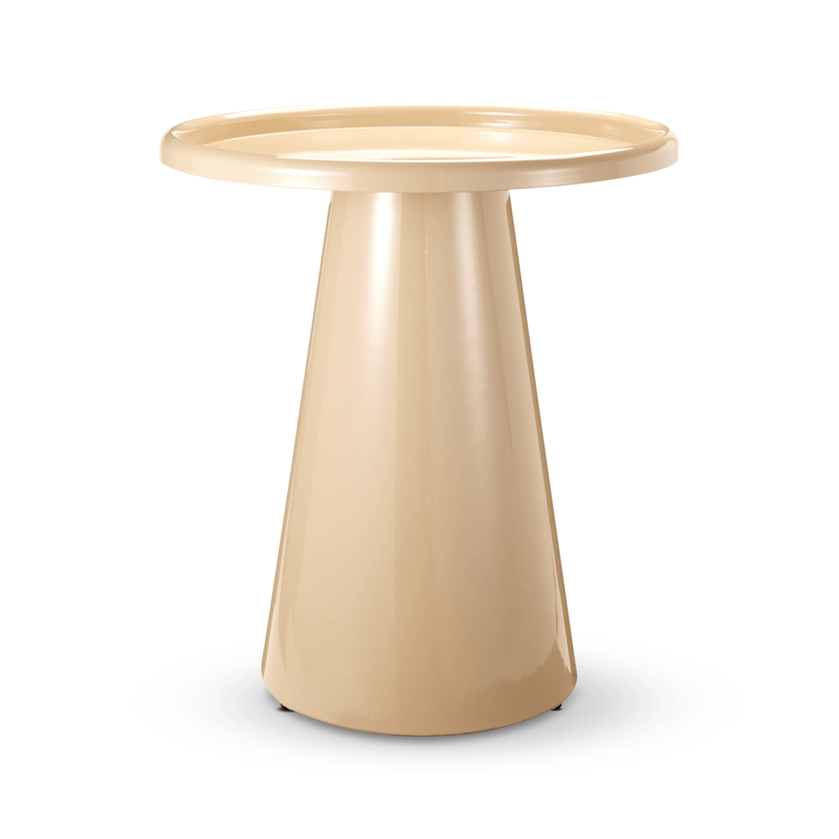 Bijzettafel KEENAM Metaal Glans Beige