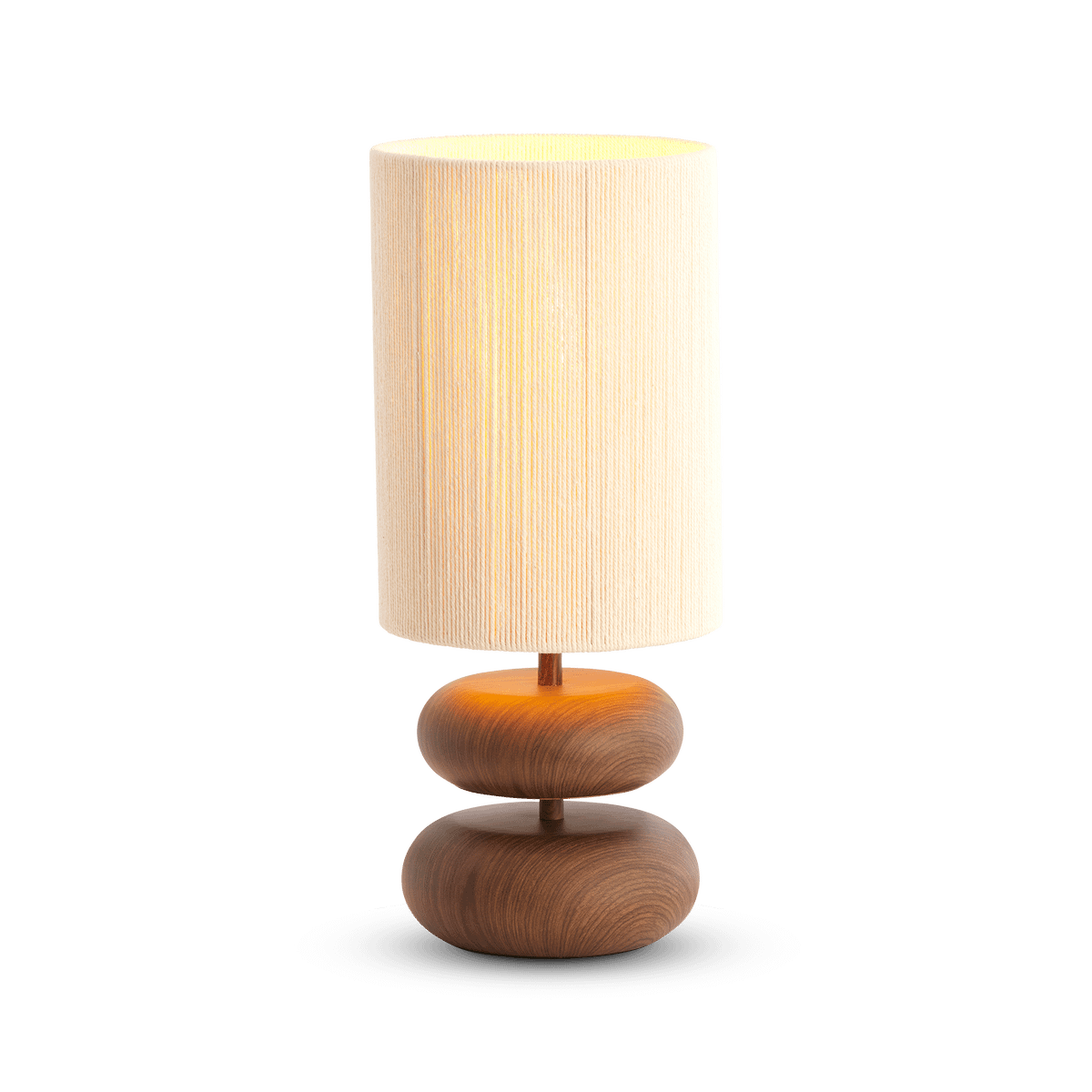 Tafellamp DANIALO Bruin/Creme