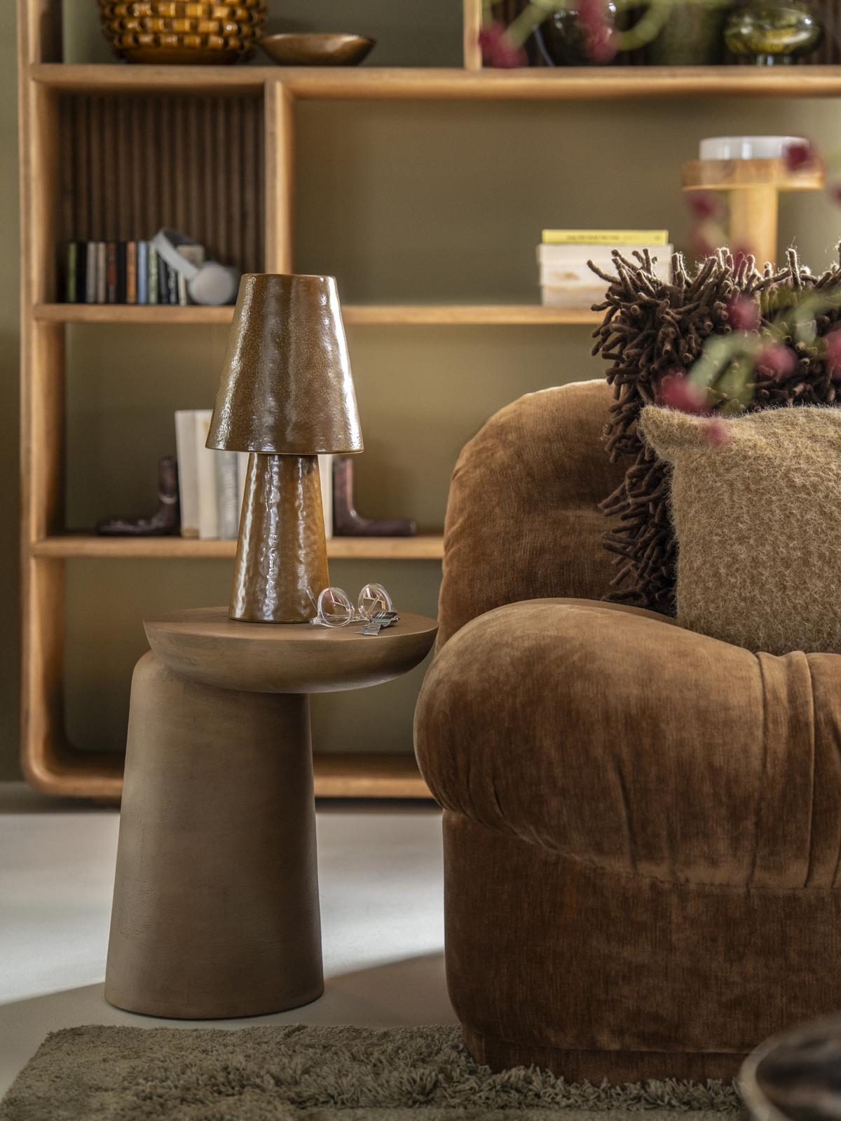 Tafellamp Clayton S Mosterdgeel