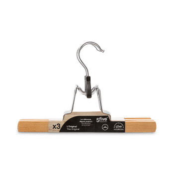 Kleerhanger Set van 3 TUA Hout Naturel Kleerhanger Set van 3 TUA Hout Naturel