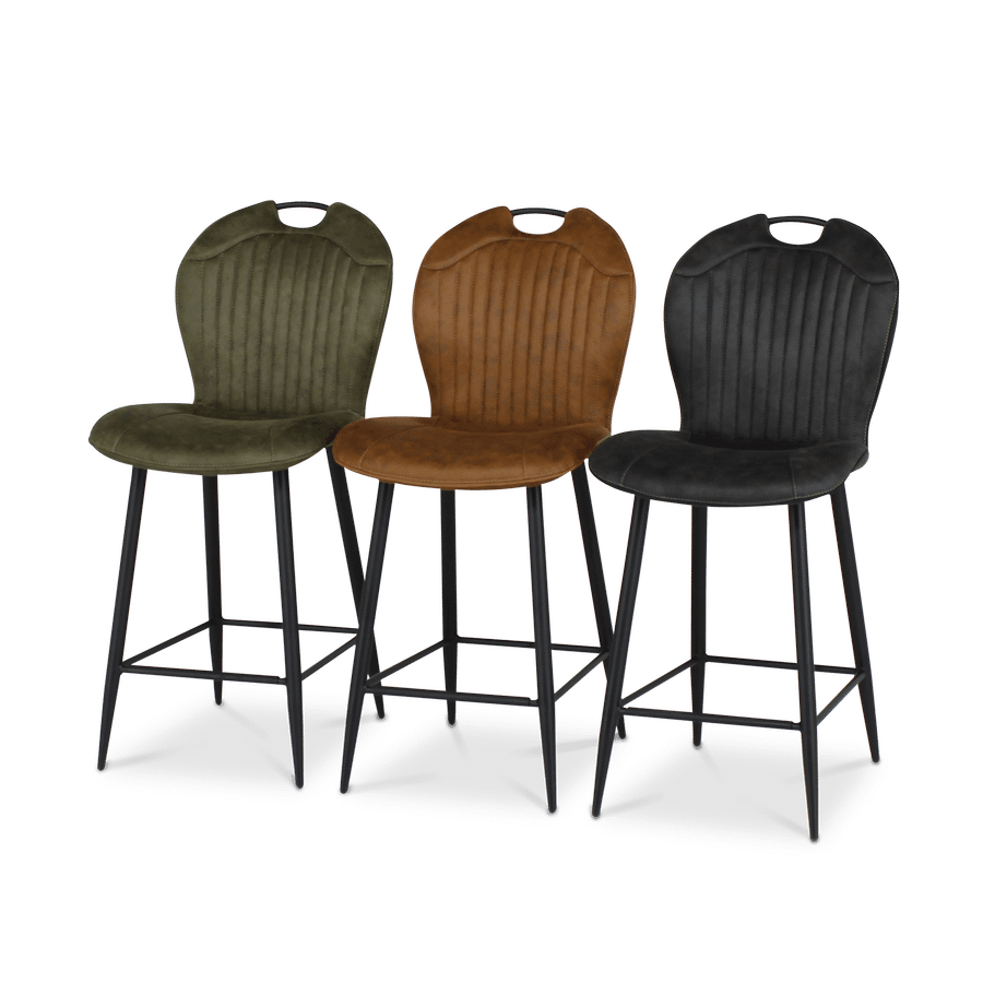 Barstoel TWISTER Softyl Cognac Barstoel TWISTER Softyl Cognac