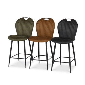 Barstoel TWISTER Softyl Cognac Barstoel TWISTER Softyl Cognac