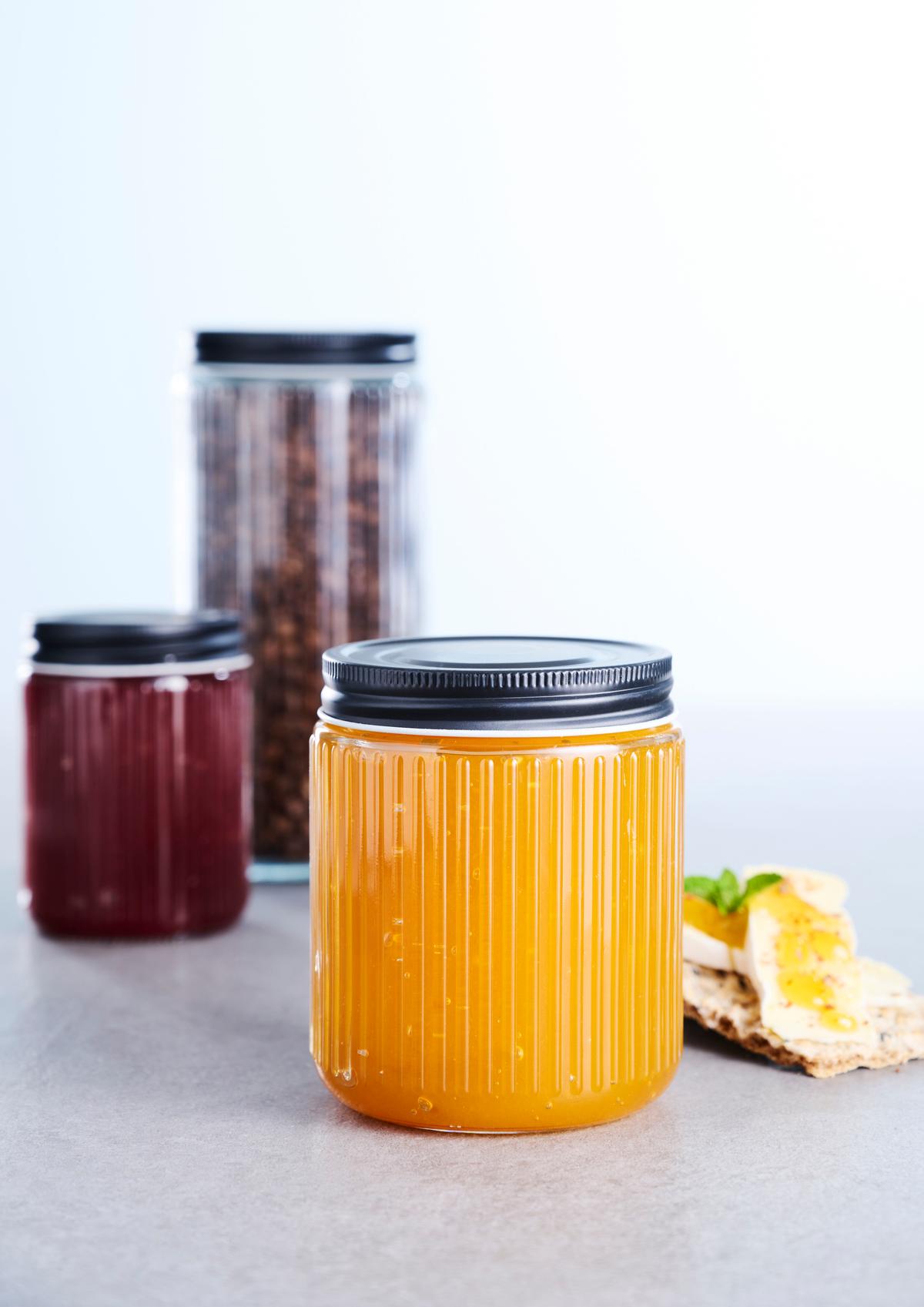 Voorraadbokaal NORDIC 0.3l M/Deksel Zwart