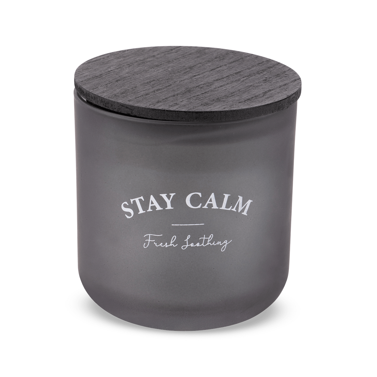 Geurkaars STAY CALM Fresh Loothing Grijs