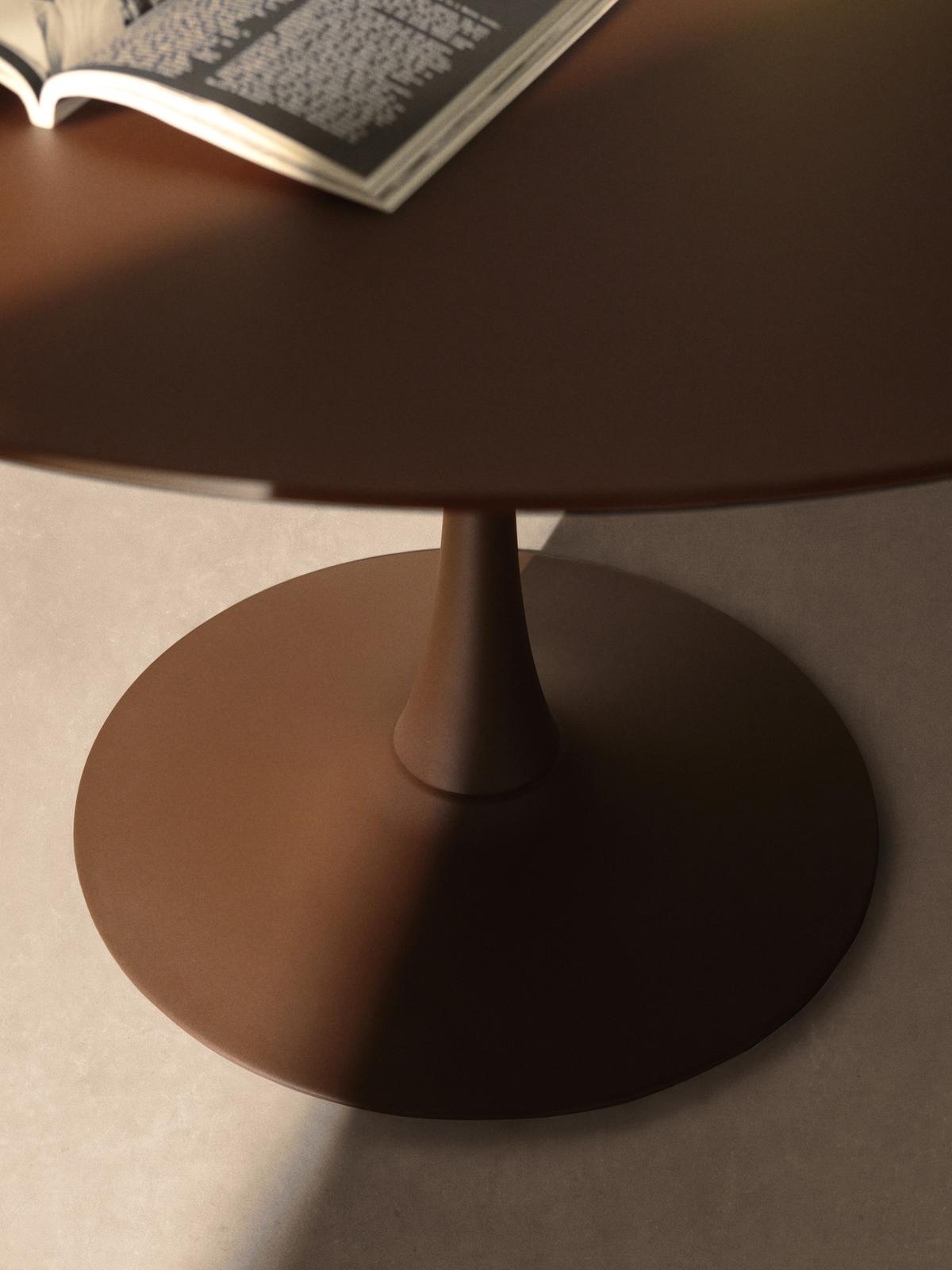 Eettafel Vedira Bruin Ø90 cm
