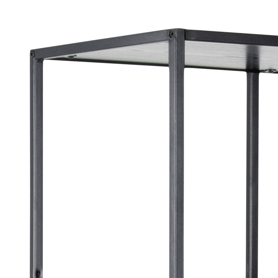 Boekenrek BOKSKAP Ash Black Assymetrisch B77 Boekenrek BOKSKAP Ash Black Assymetrisch B77