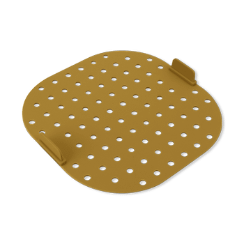 Silicone Bakmat Airfryer AIRY Vierkant Oker Silicone Bakmat Airfryer AIRY Vierkant Oker