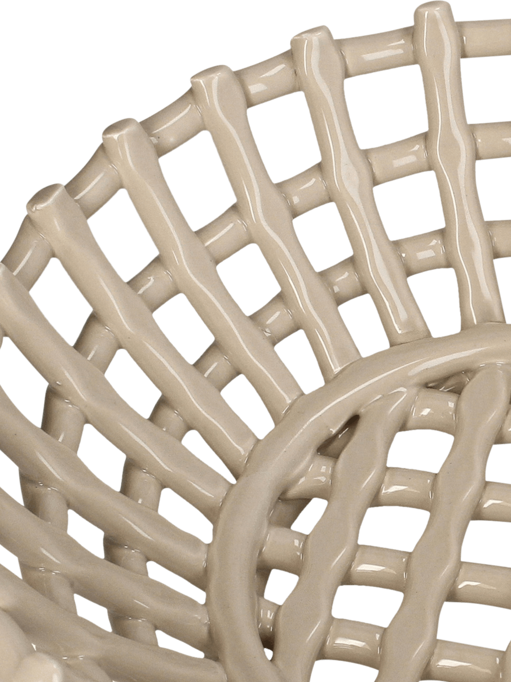 Schaal GIZELLA Ker. Beige