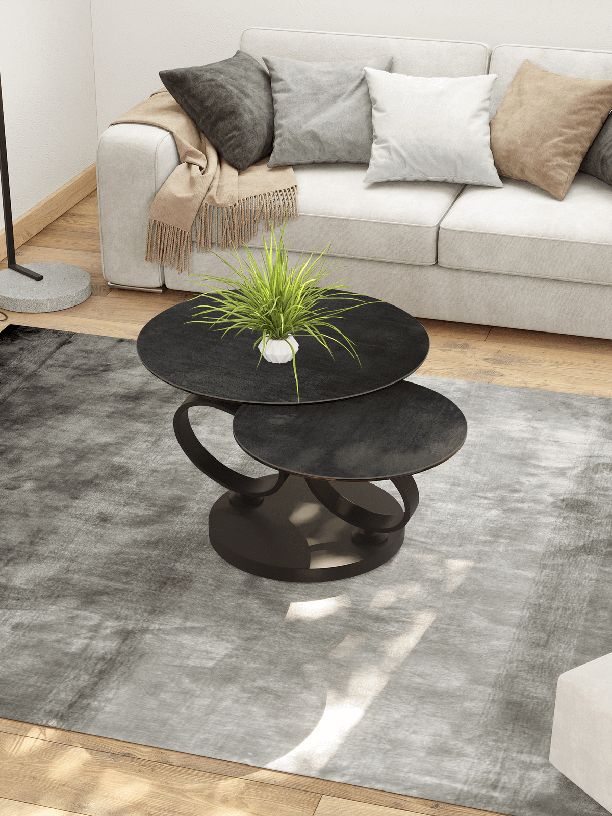 Salontafel Marca Keramiek Zwart