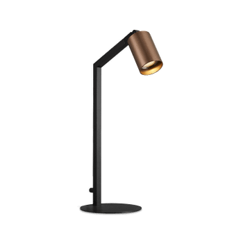 Tafellamp TABOO 1Del. Zwart/Brons Tafellamp TABOO 1Del. Zwart/Brons