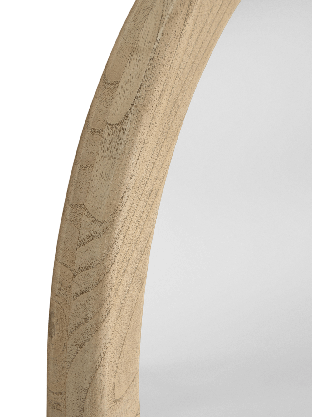 Aluin ronde spiegel hout mindi ⌀50 cm