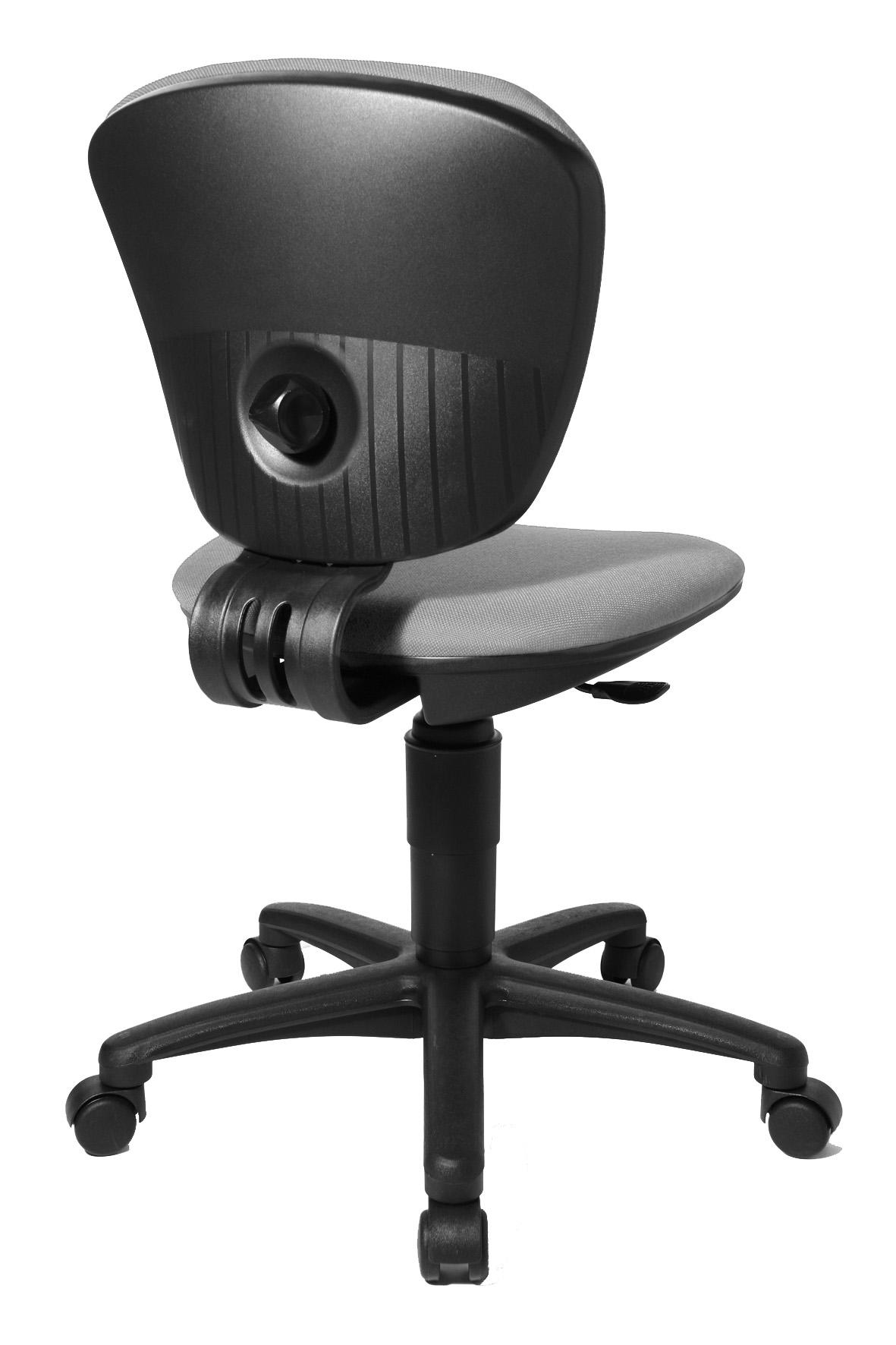 Bureaustoel HIGH KID Zwart/Lichtgrijs