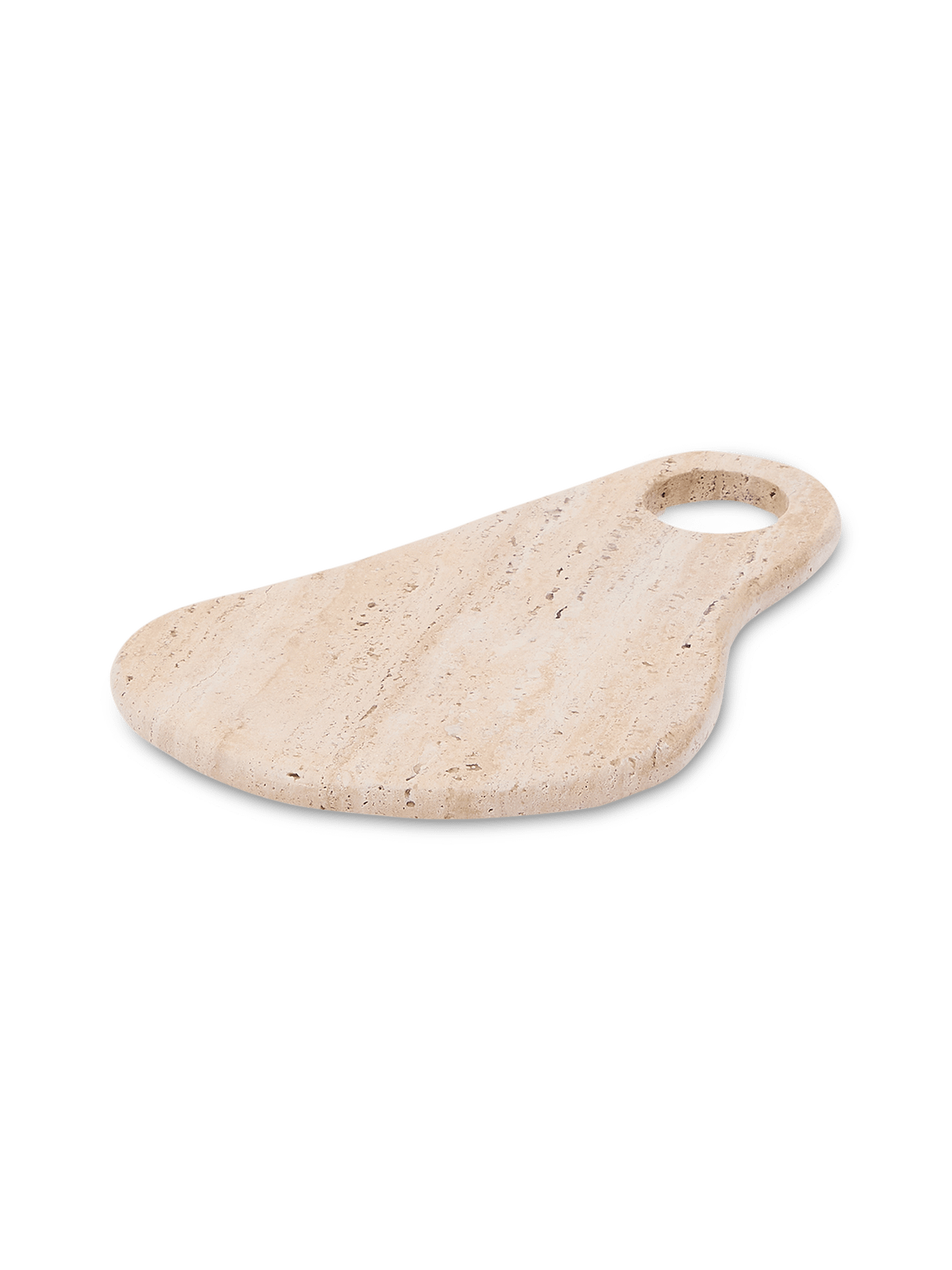 Zera serveerplank van beige marmer