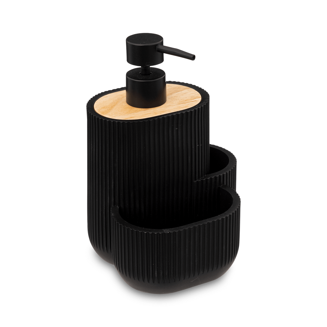 Zeepdispenser BLACKWOOD M/Scrubby+Borstel Zeepdispenser BLACKWOOD M/Scrubby+Borstel