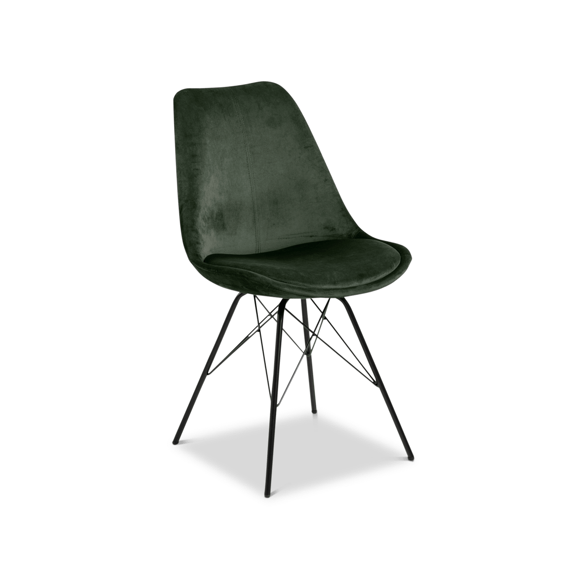 Kuipstoel KORDELIO VIC fabric forest green 68AC