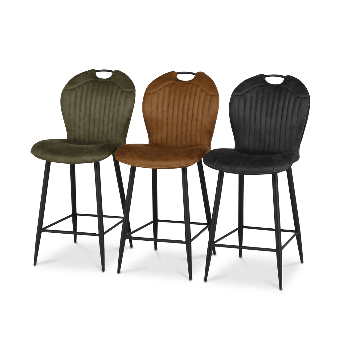 Barstoel TWISTER Softyl Olive Barstoel TWISTER Softyl Olive