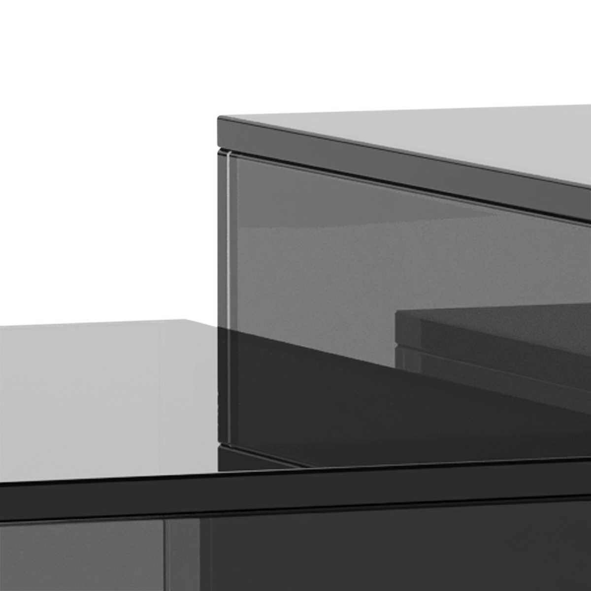 Salontafelset LIVA Glass Smoked