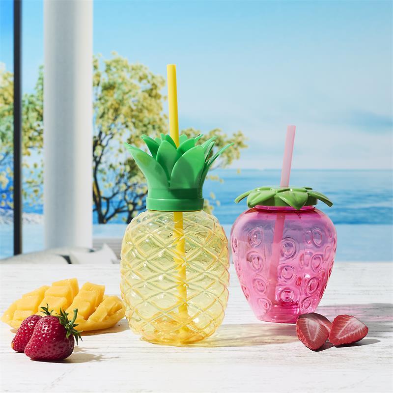 Drinkbeker SUMFUN Aardbei/Ananas Ass.