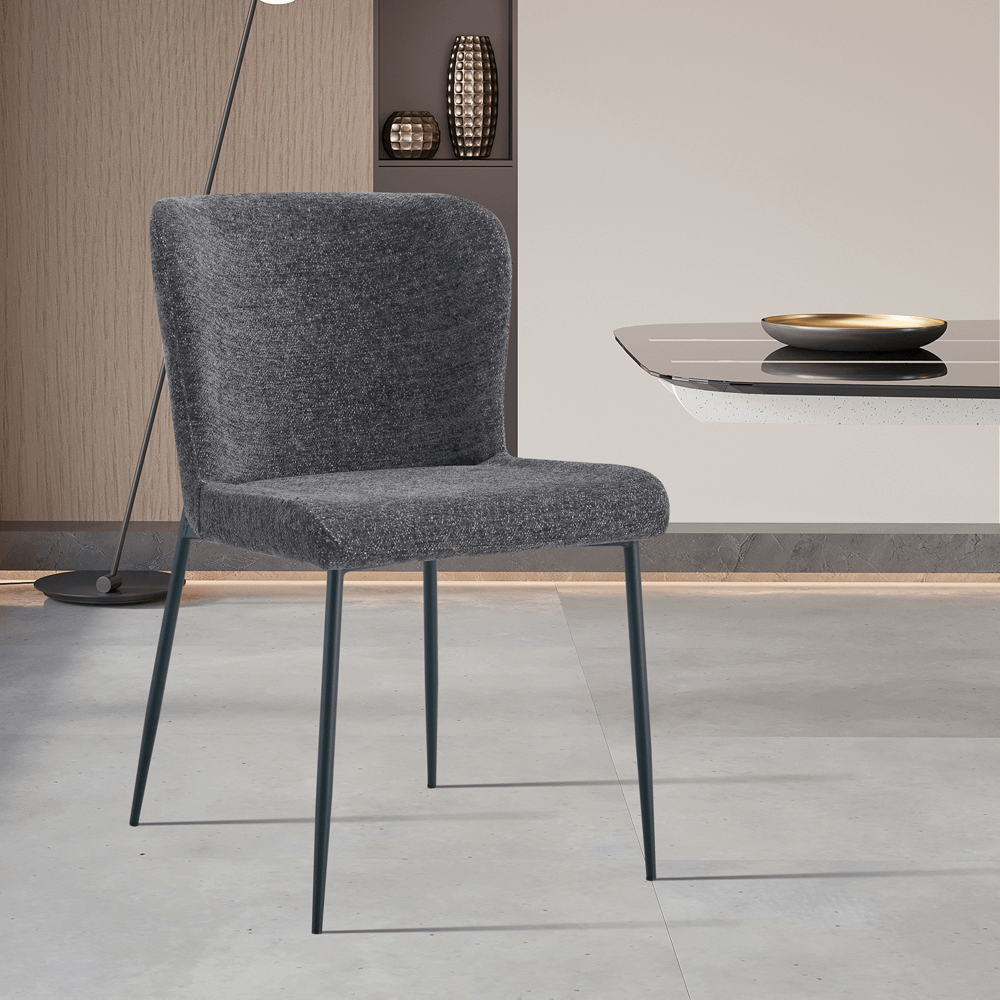 Stoel DORIEN Stof Donkergrijs