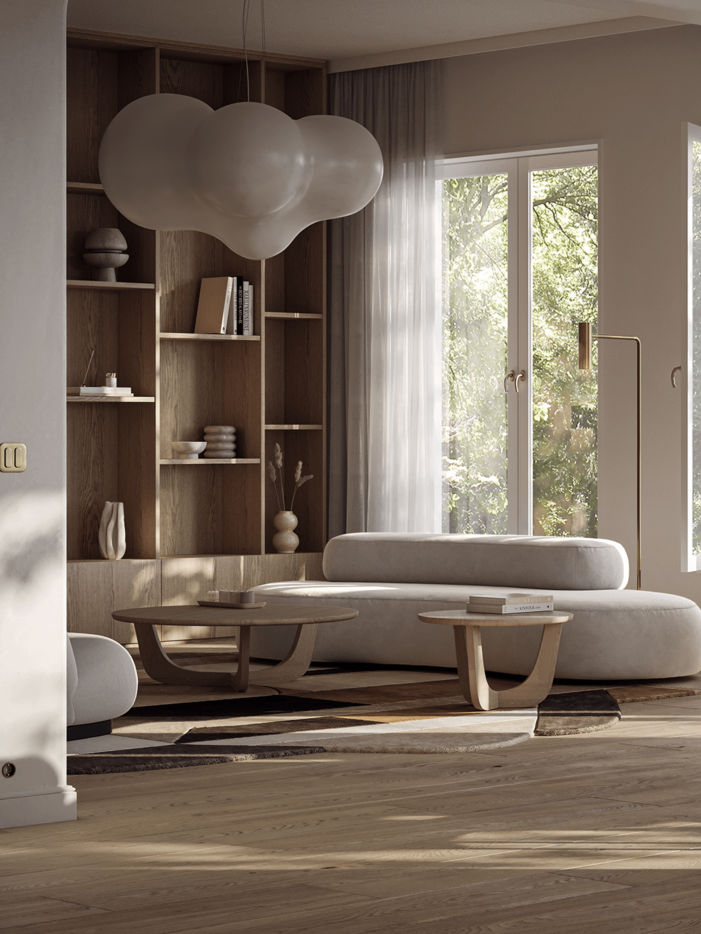 Salontafel Paris Ø100 Eik