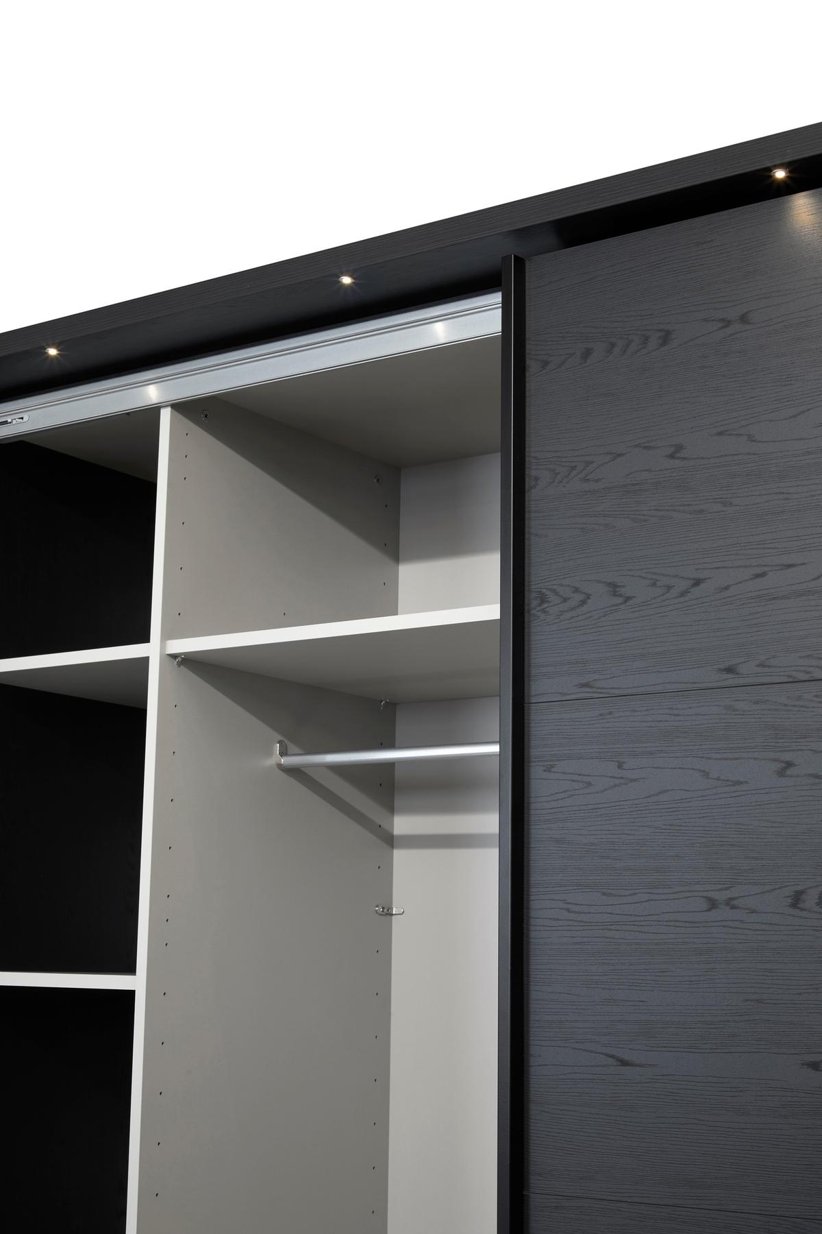 Kleerkast WATFORD Nox Zwart B217