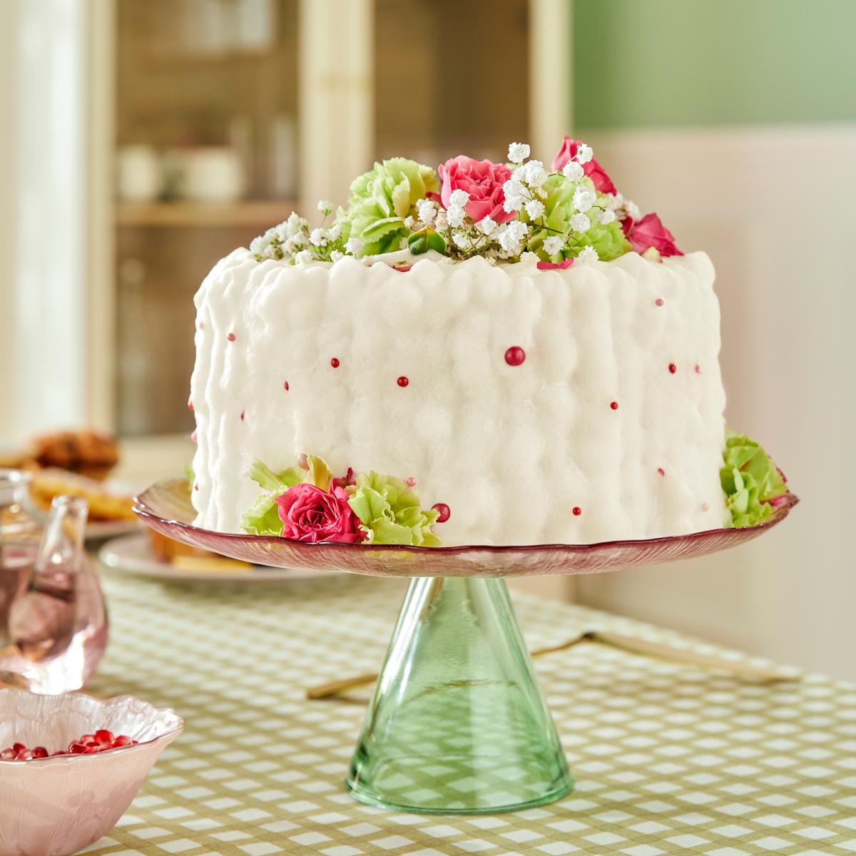 Taartschotel FLEUR DE ROSE Glas