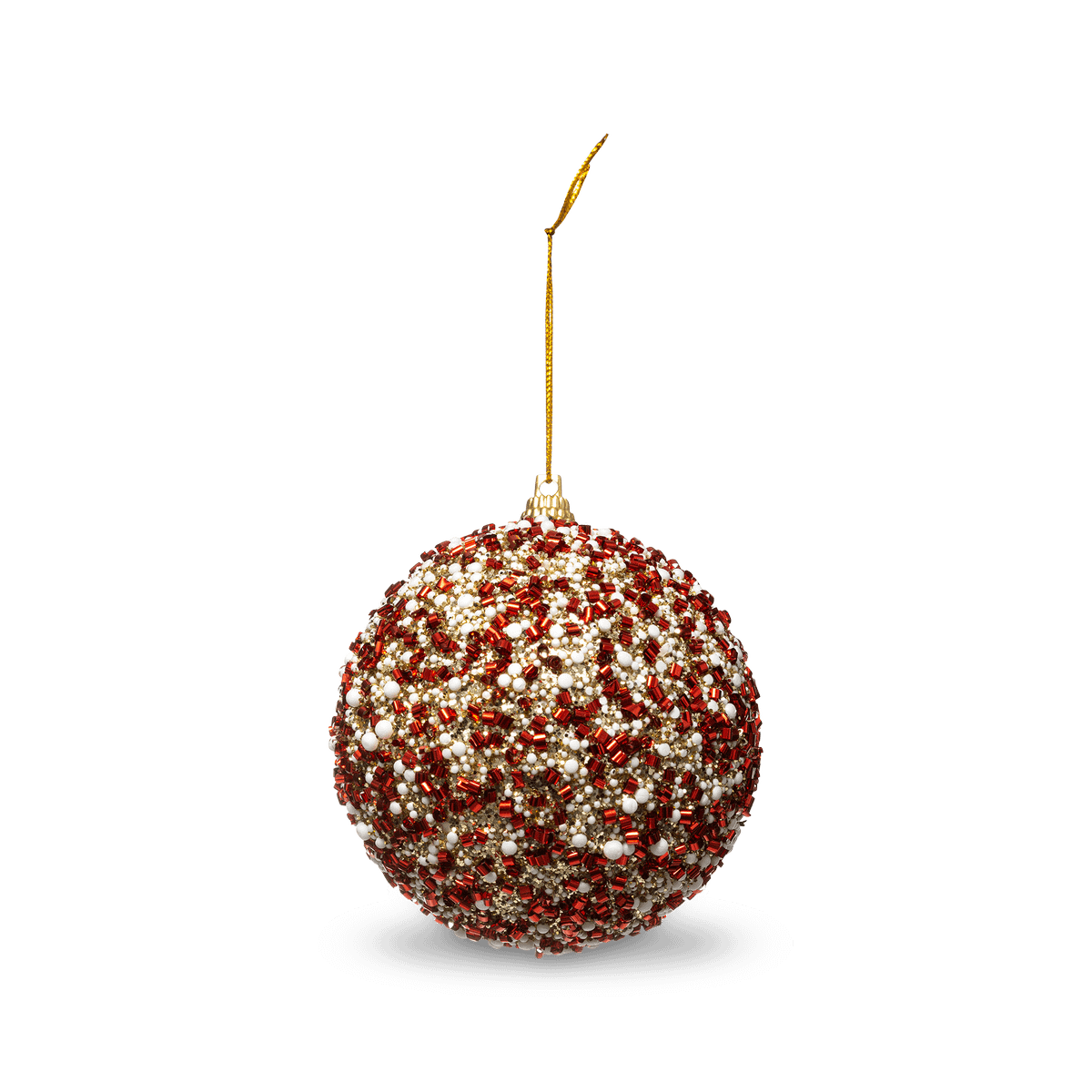 Kerstbal JULLEBALL Rood/Goud