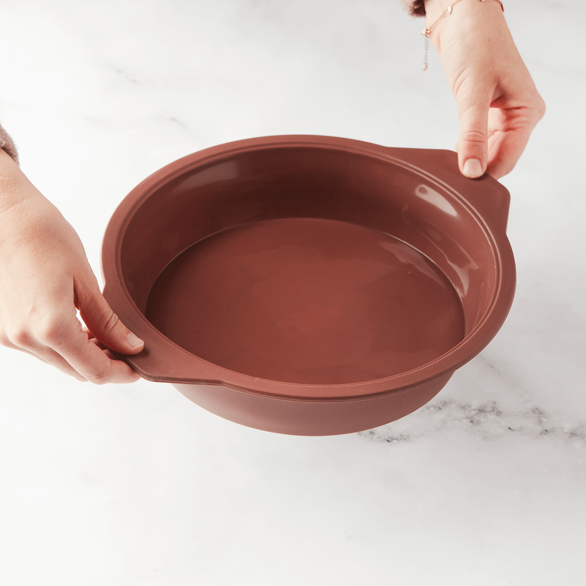 Cakevorm VINTA Rond Sil. Rood