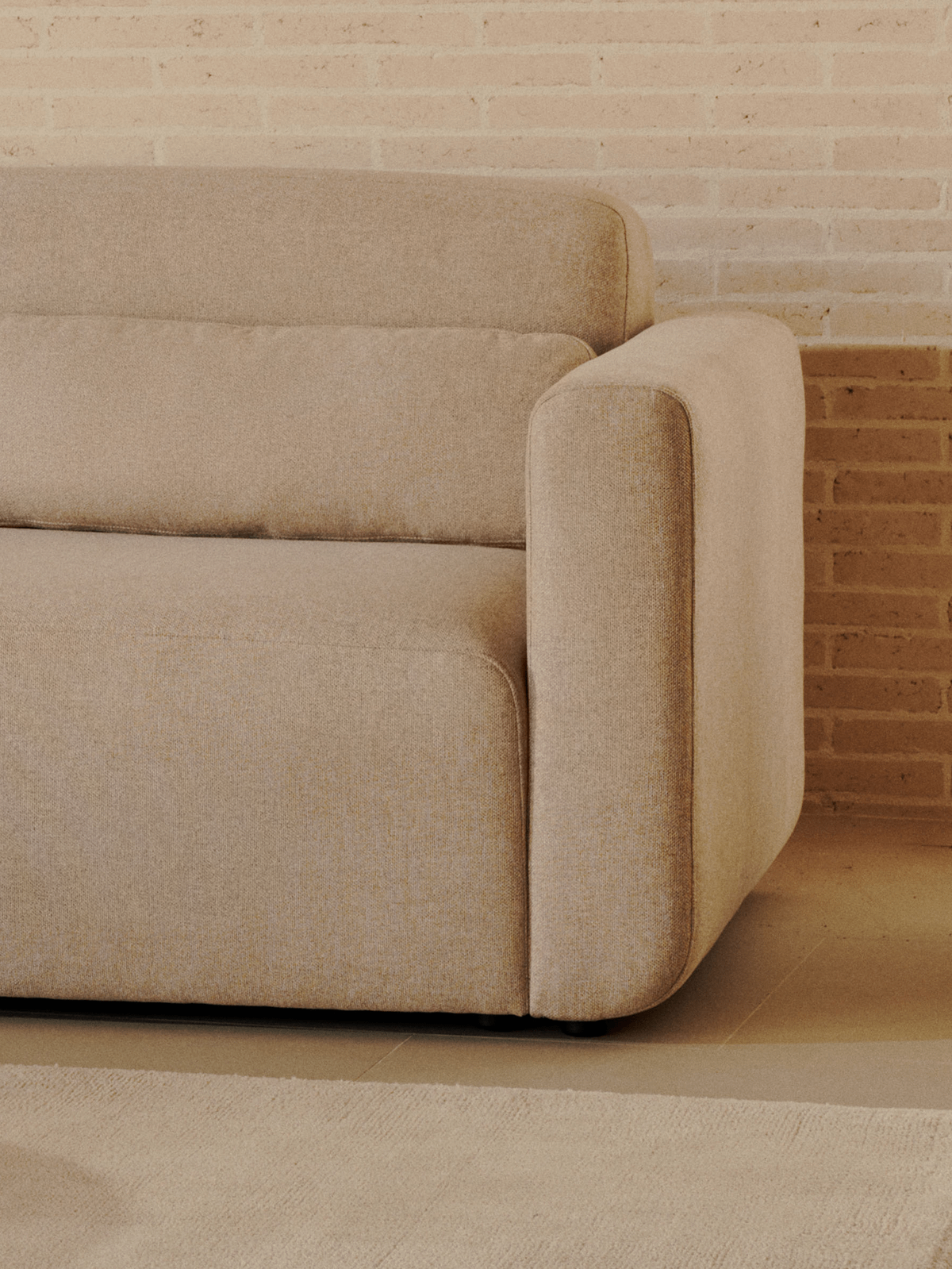 Neom arm in beige FSC Mix Credit