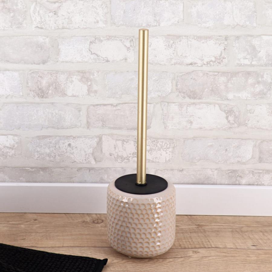 Wc-Borstel ECAILLE Beige/Goud Wc-Borstel ECAILLE Beige/Goud