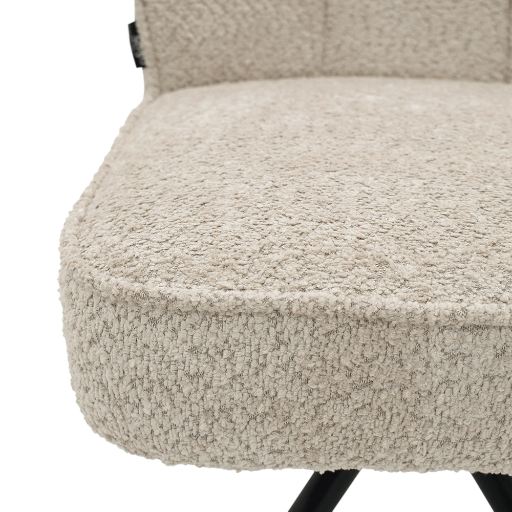 Stoel BLAIR 180° Bouclé Beige