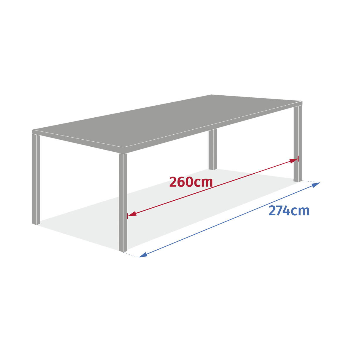 Tuintafel Verlengbaar FURORE 214/274x110 Laurier