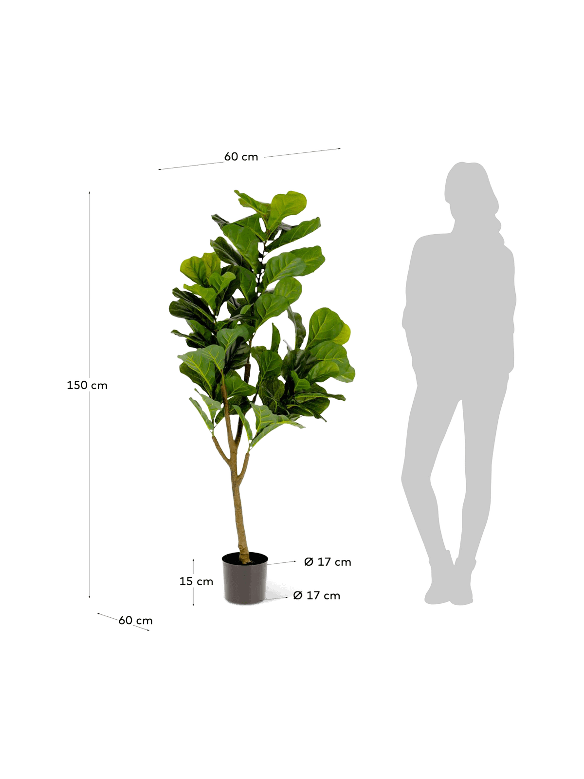 Kunstplant Ficus 150cm