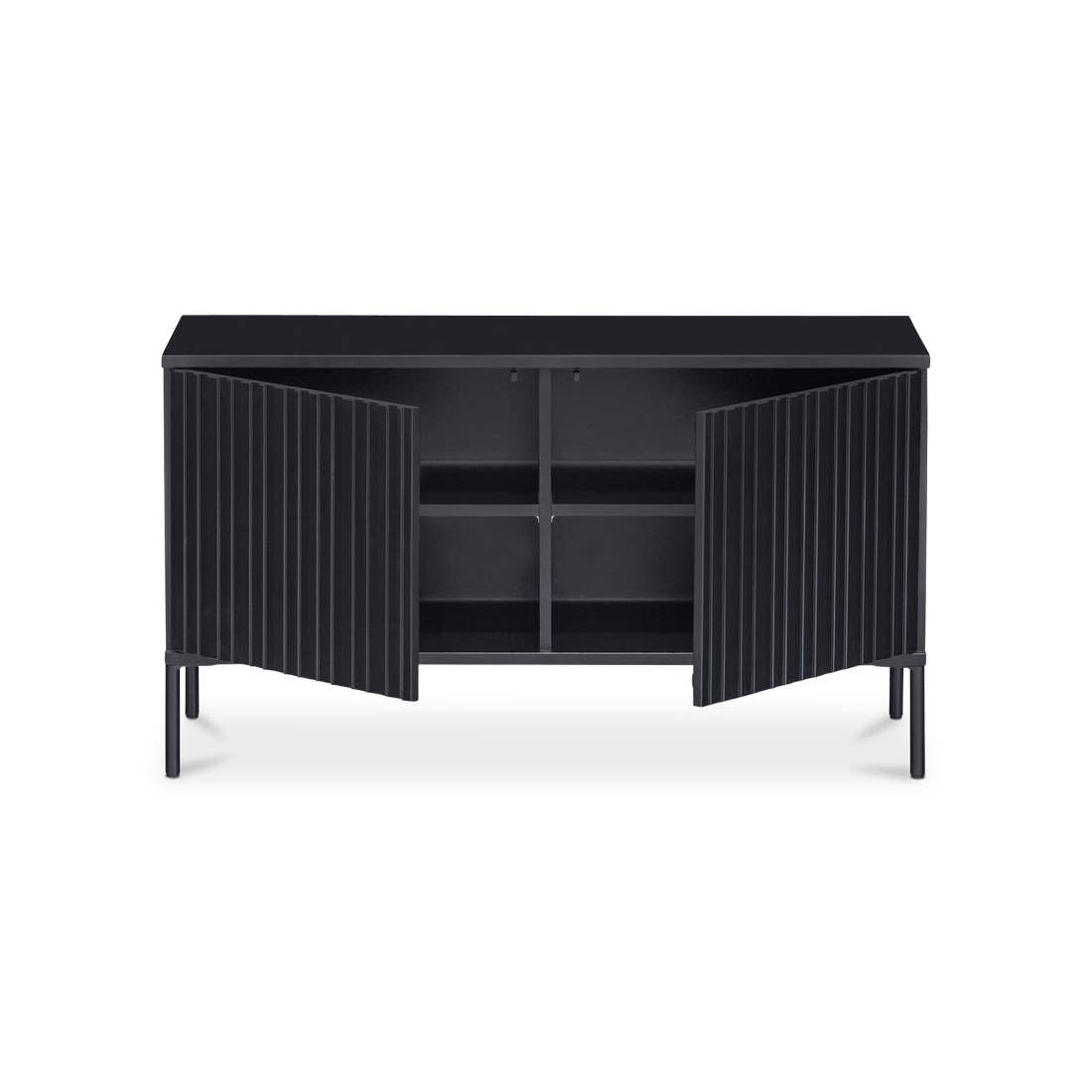 Woood TV-meubel GRAVURE Zwart B100 Woood TV-meubel GRAVURE Zwart B100