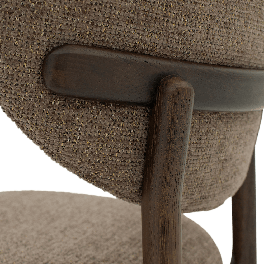 Stoel RUNA Natural Taupe/Dirty Oak