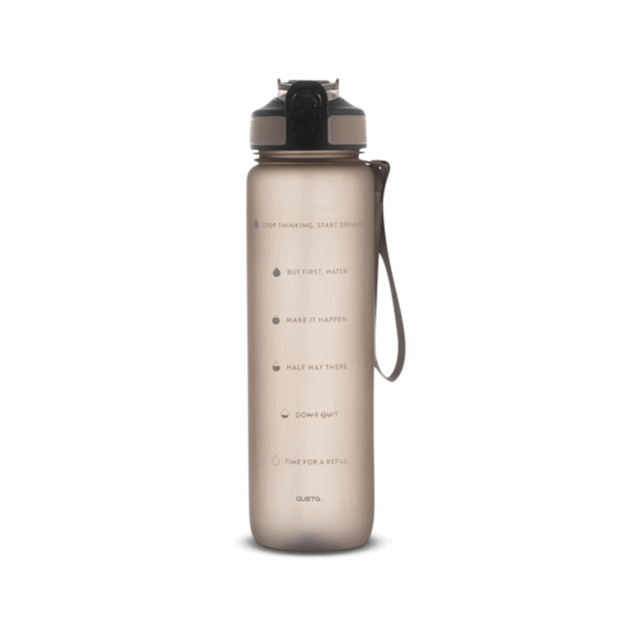 Drinkfles MOTIVATION 1l Taupe Drinkfles MOTIVATION 1l Taupe