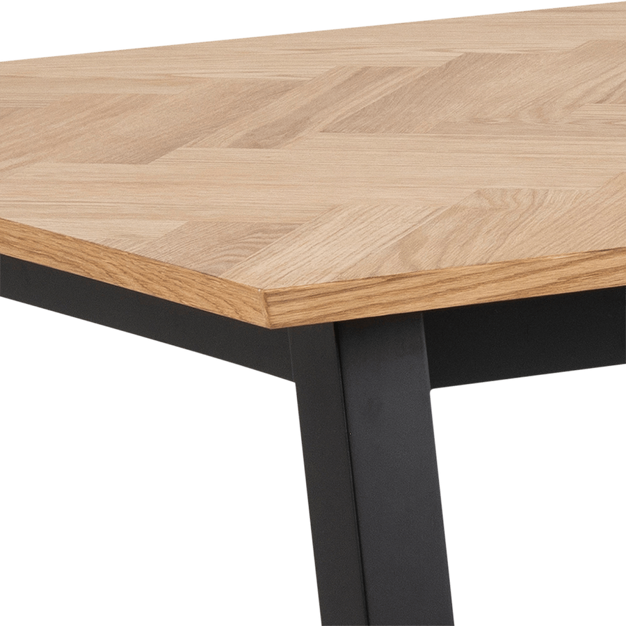 Eettafel SUSSEX Vissengraat Eik 220x95 Eettafel SUSSEX Vissengraat Eik 220x95