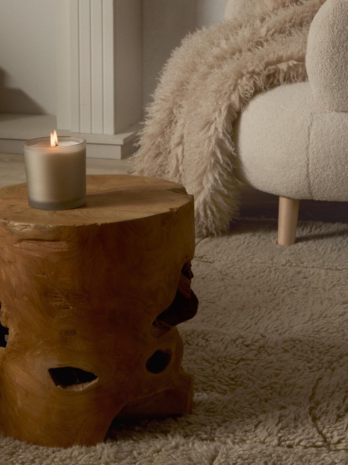 Tropicana massief teak houten bijzettafel, ⌀35 cm