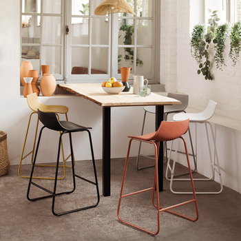 Barkruk LUPIN Metaal Terracotta Barkruk LUPIN Metaal Terracotta