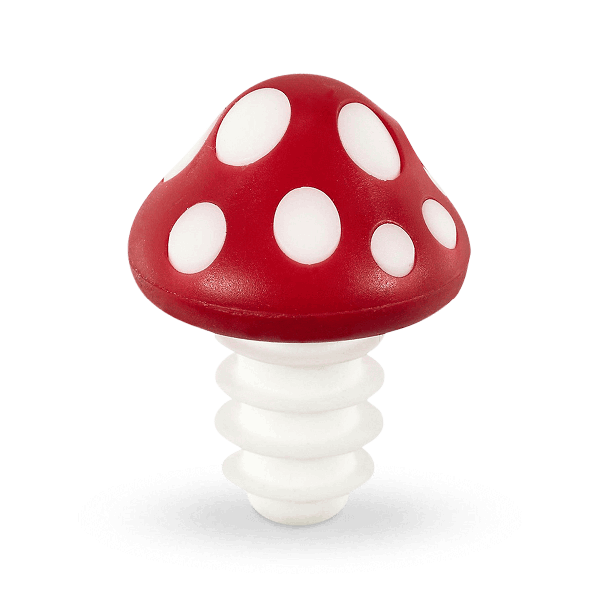 Flessenstop HAL Paddenstoel Wit/Rood