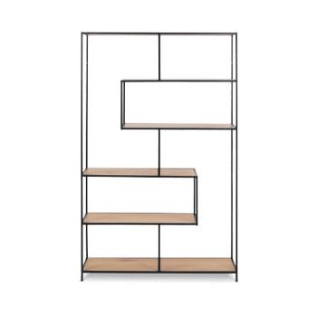 Boekenrek BOKSKAP Wild Oak Assymetrisch B114 Boekenrek BOKSKAP Wild Oak Assymetrisch B114