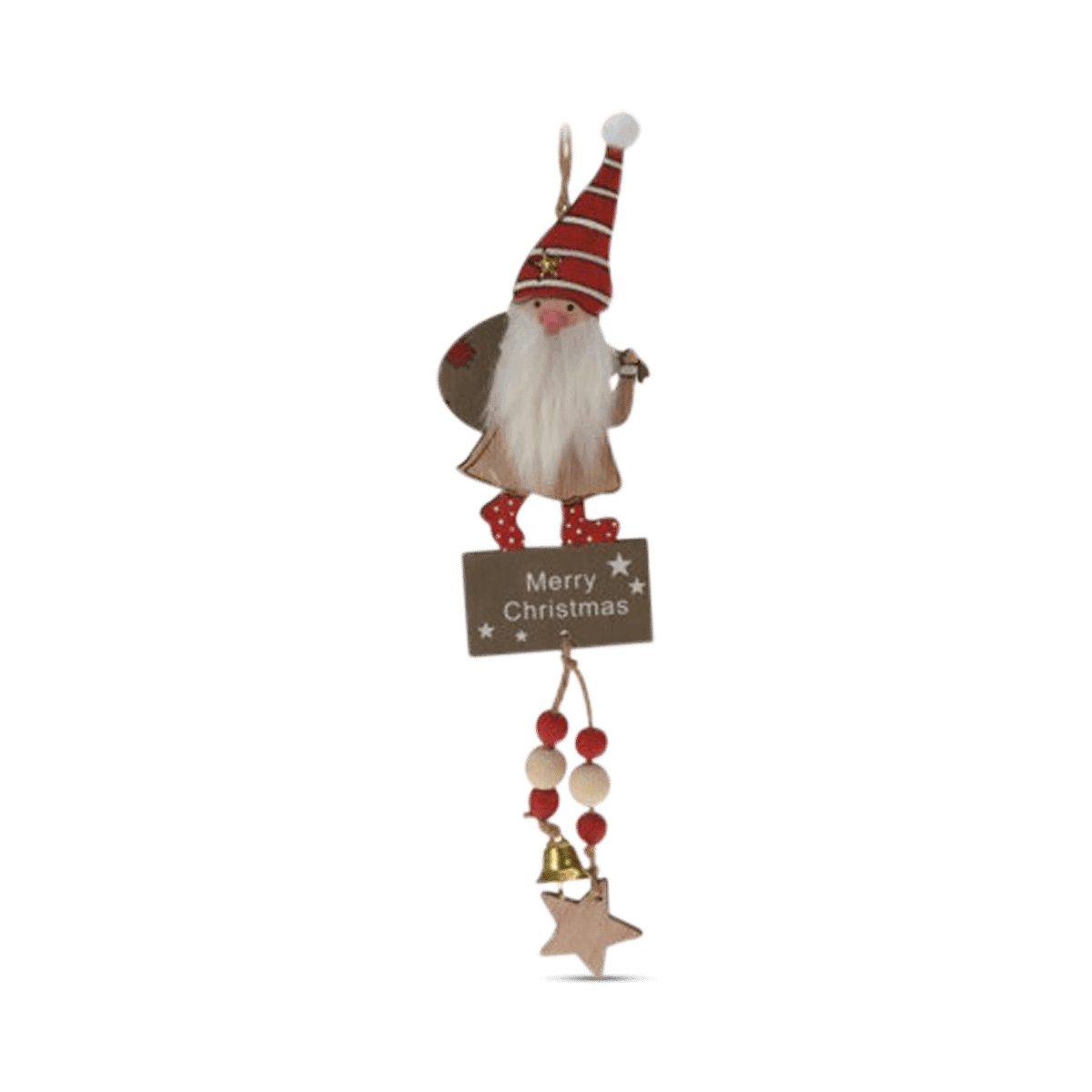Hangdeco X-MAS Kerstman Hout Ass.