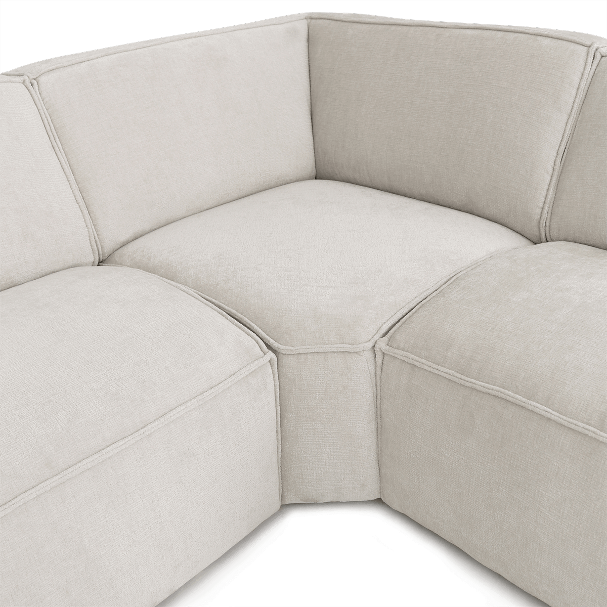 Hoeksalon JOREN Longchair Rechts Harmony Beige